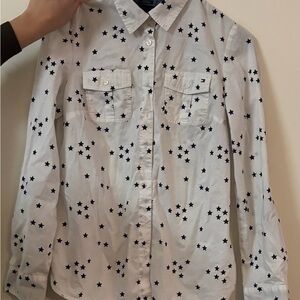 Tommy Hilfiger Navy Star Print Shirt